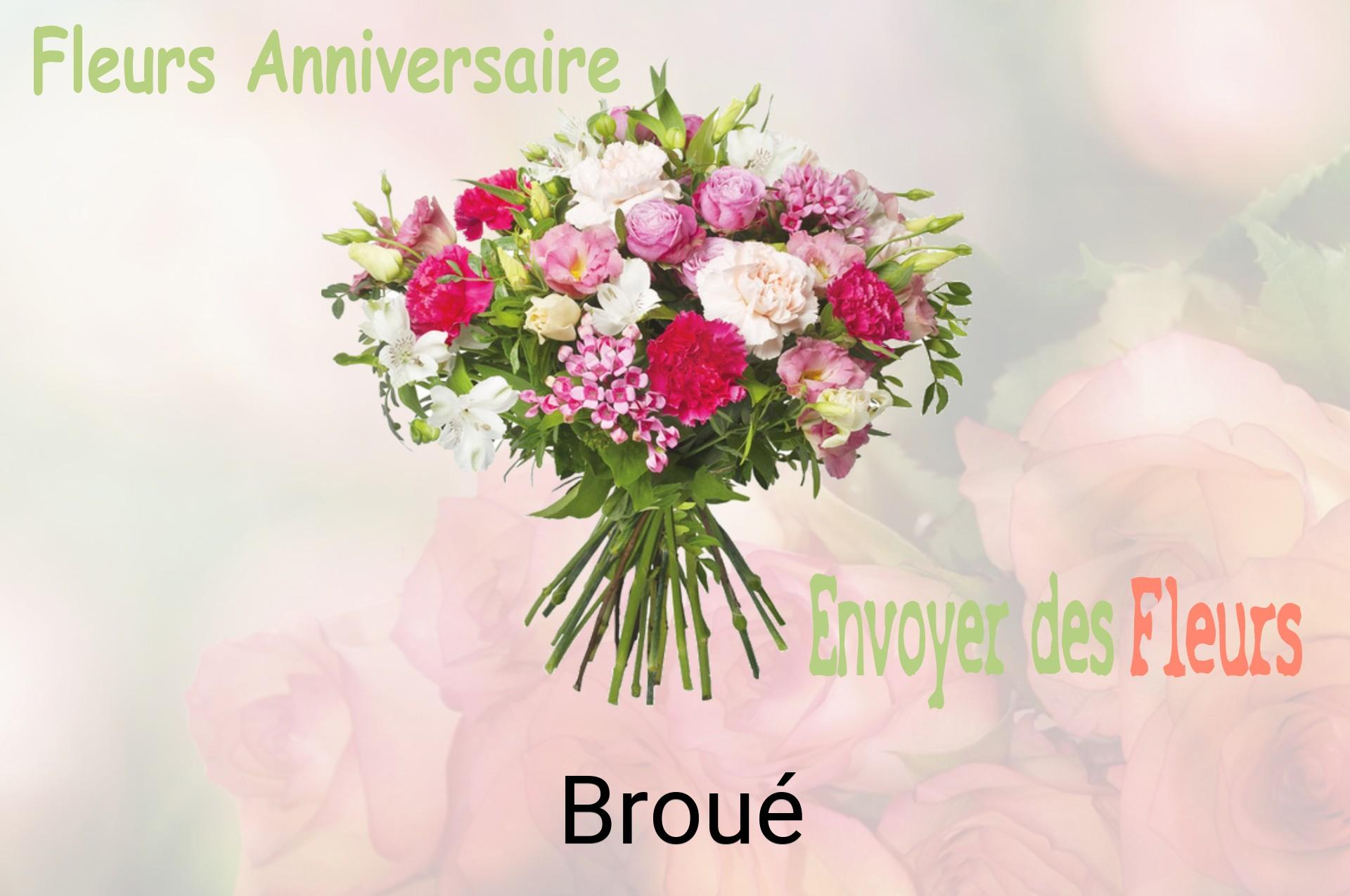 Bouquet de fleurs d’anniversaire livré à Broué